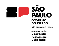 Logo da Secretaria dos Direitos da Pessoa com Deficiência do Governo de Estado de São Paulo