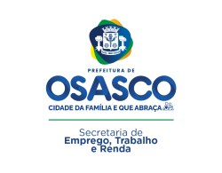 Logo Secretaria de Emprego, Trabalho e Renda de Osasco
